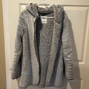PINK by Victoria’s Secret. Grey Sherpa Jacket. Size XS/S but fits medium.
